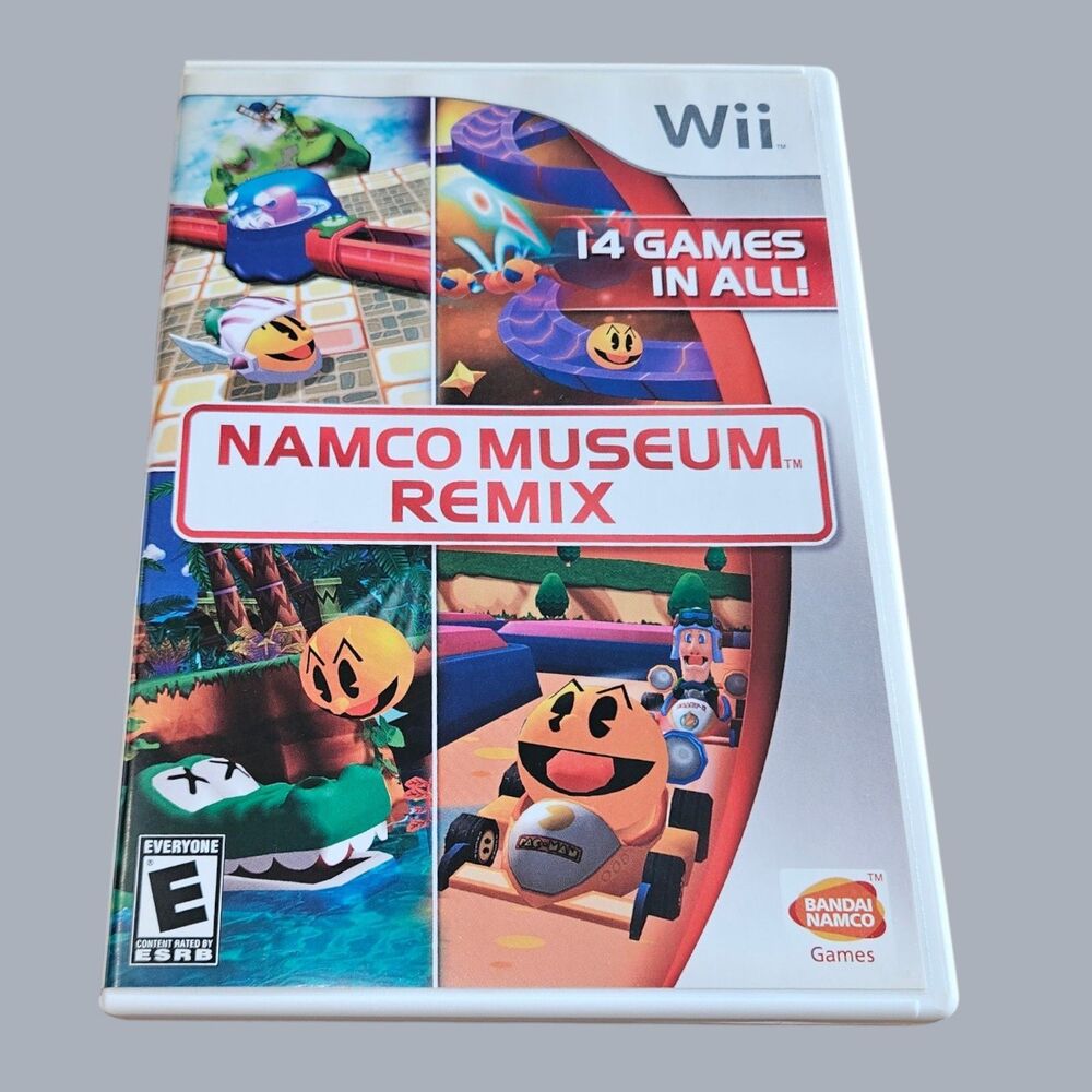Namco Museum Remix Nintendo Wii Video Game ESRB E Classic Arcade Games